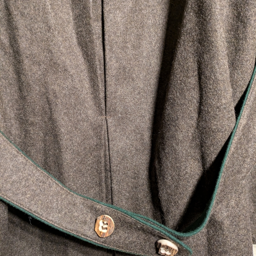 Zeiler Men's Gray Double-Breasted Jacket Size 42 - Picture 7 of 12